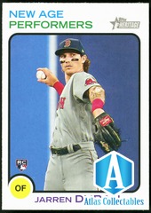 2022 Topps Heritage JARREN DURAN New Age Performers Rookie Insert #NAP-23